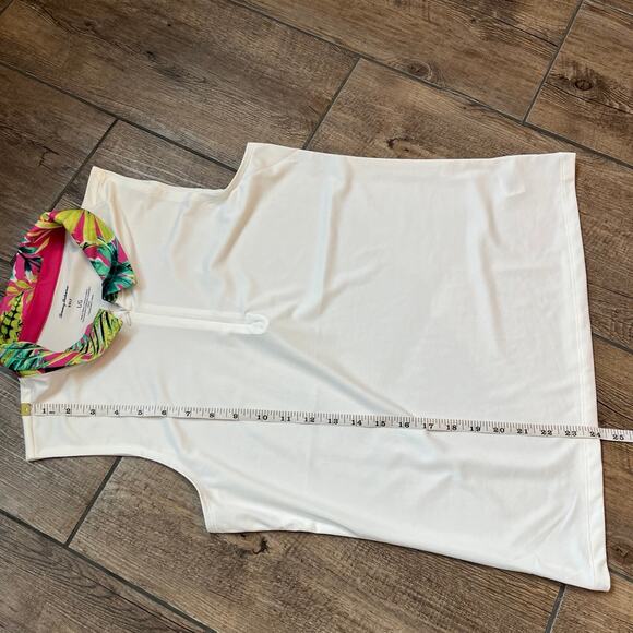 Tommy Bahama Performance 1/4 zip golf tank women's size Large - Picture 4 of 5